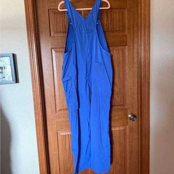 Duluth Trading Co Periwinkle Blue Women's Garden Overalls - large - Picture 3 of 7